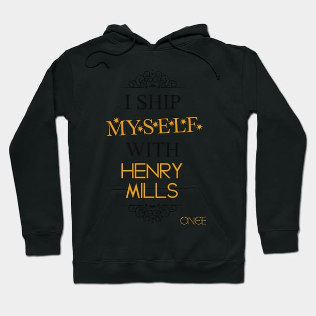 I ship myself with Henry Mills Hoodie by AllieConfyArt